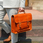 British Leather briefcase tan 